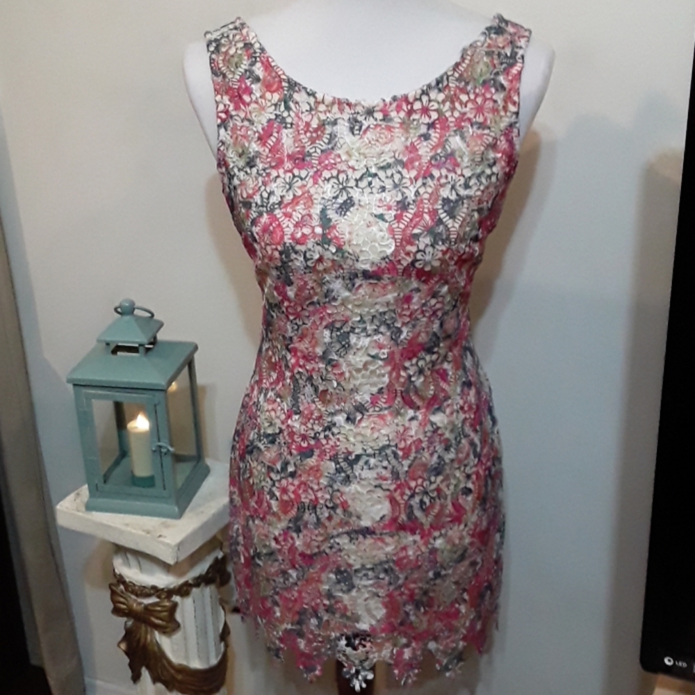 Ark & Co. Colorful Lace Dress